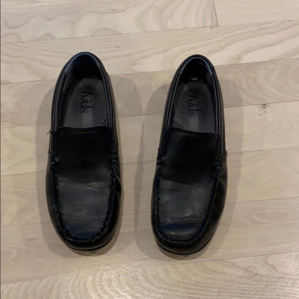 Boys black dress shoes